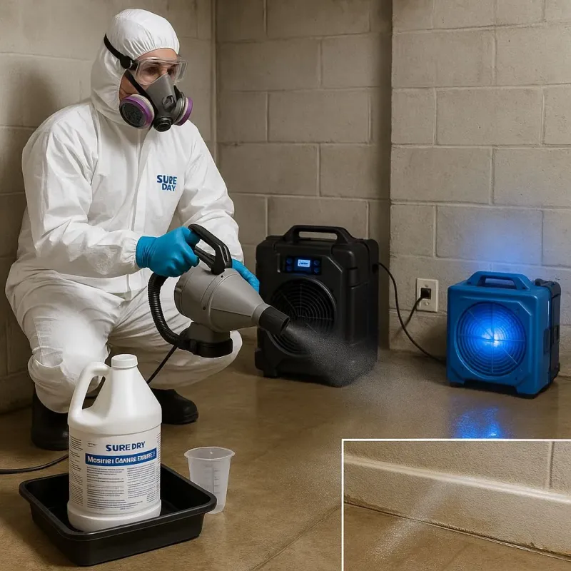 Sanitization and Odor Removal process in Metairie, LA